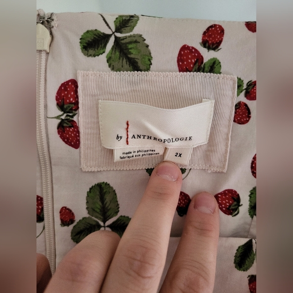 Anthropologie Cecily Cherries Pin-Up Girl Dress 2x - Picture 5 of 11